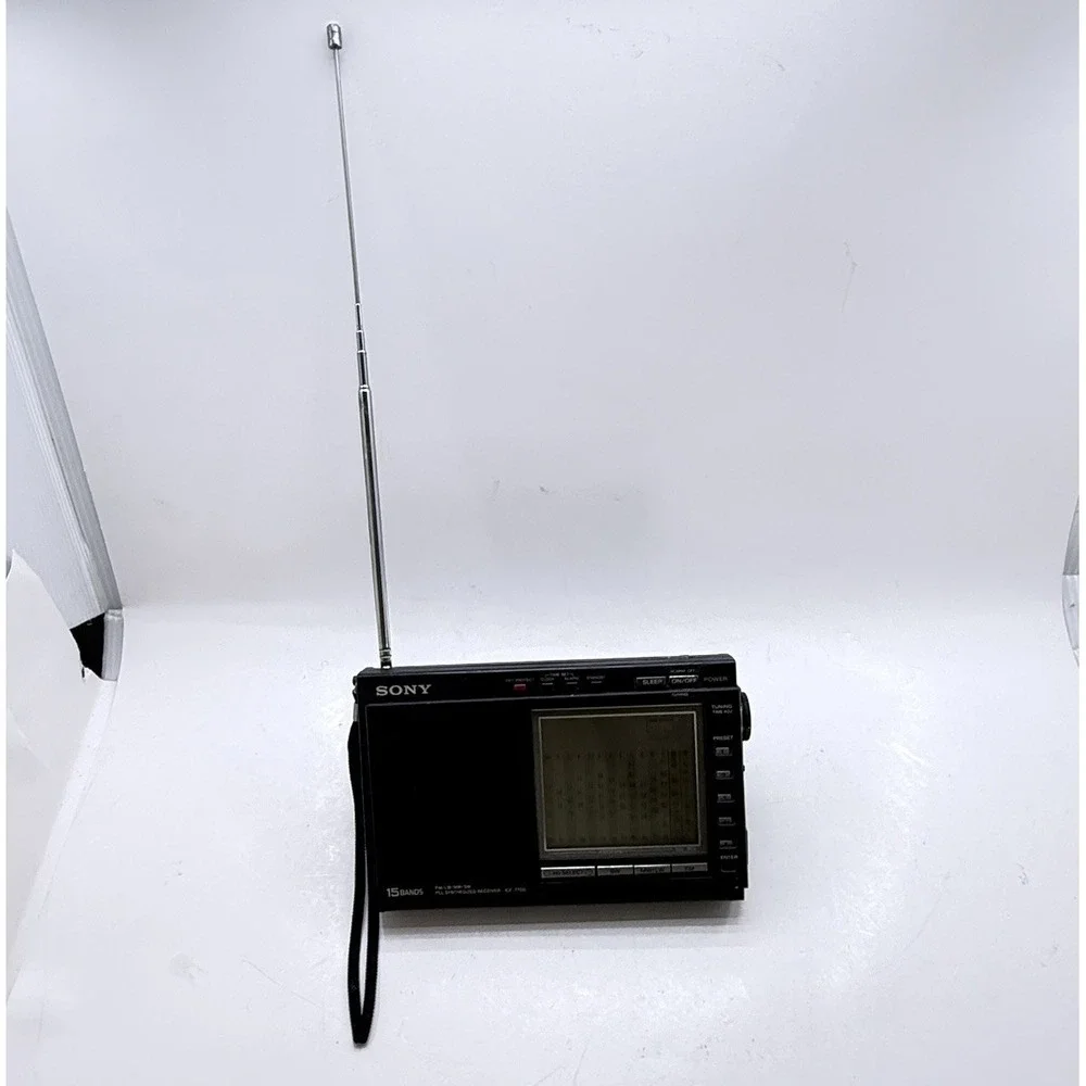 Sony ICF-7700 World Band Shortwave Radio PLL Receiver 15 Band Working- Read